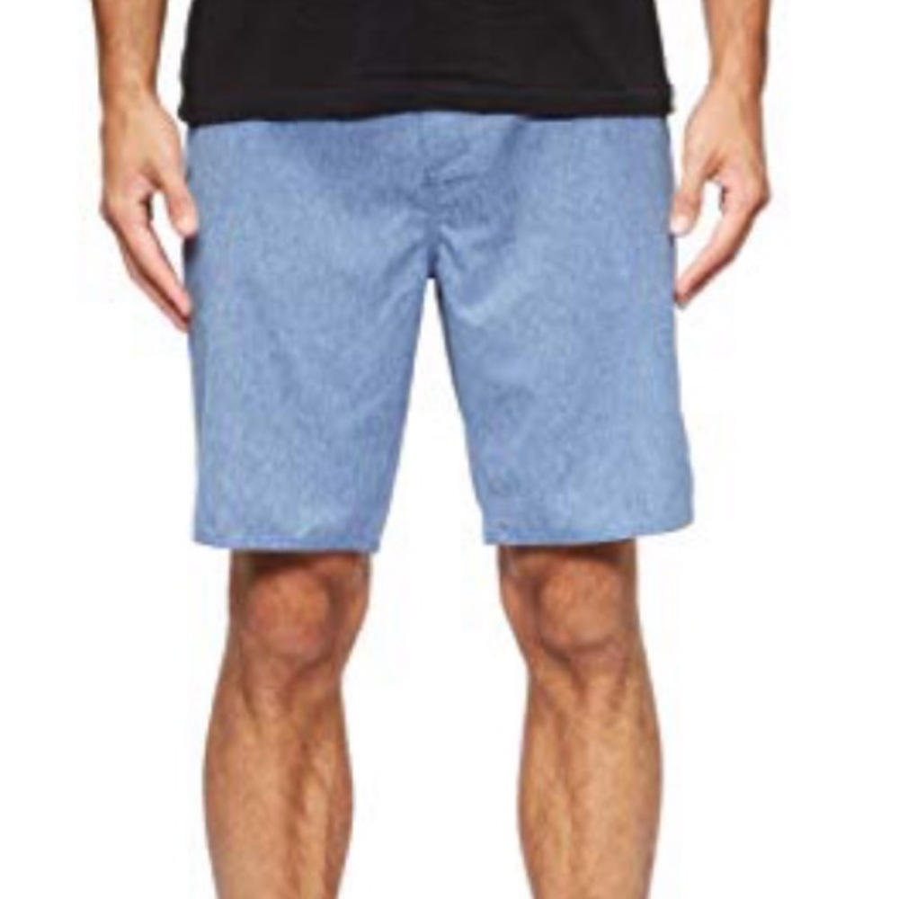 Tavik Holbrook Hybrid Short in Heather Blue